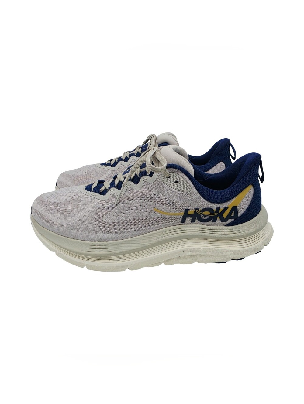 HOKA Men's Kawana 3 Shoes Putty Midnight Blue 10 Wide Fitness & Training
